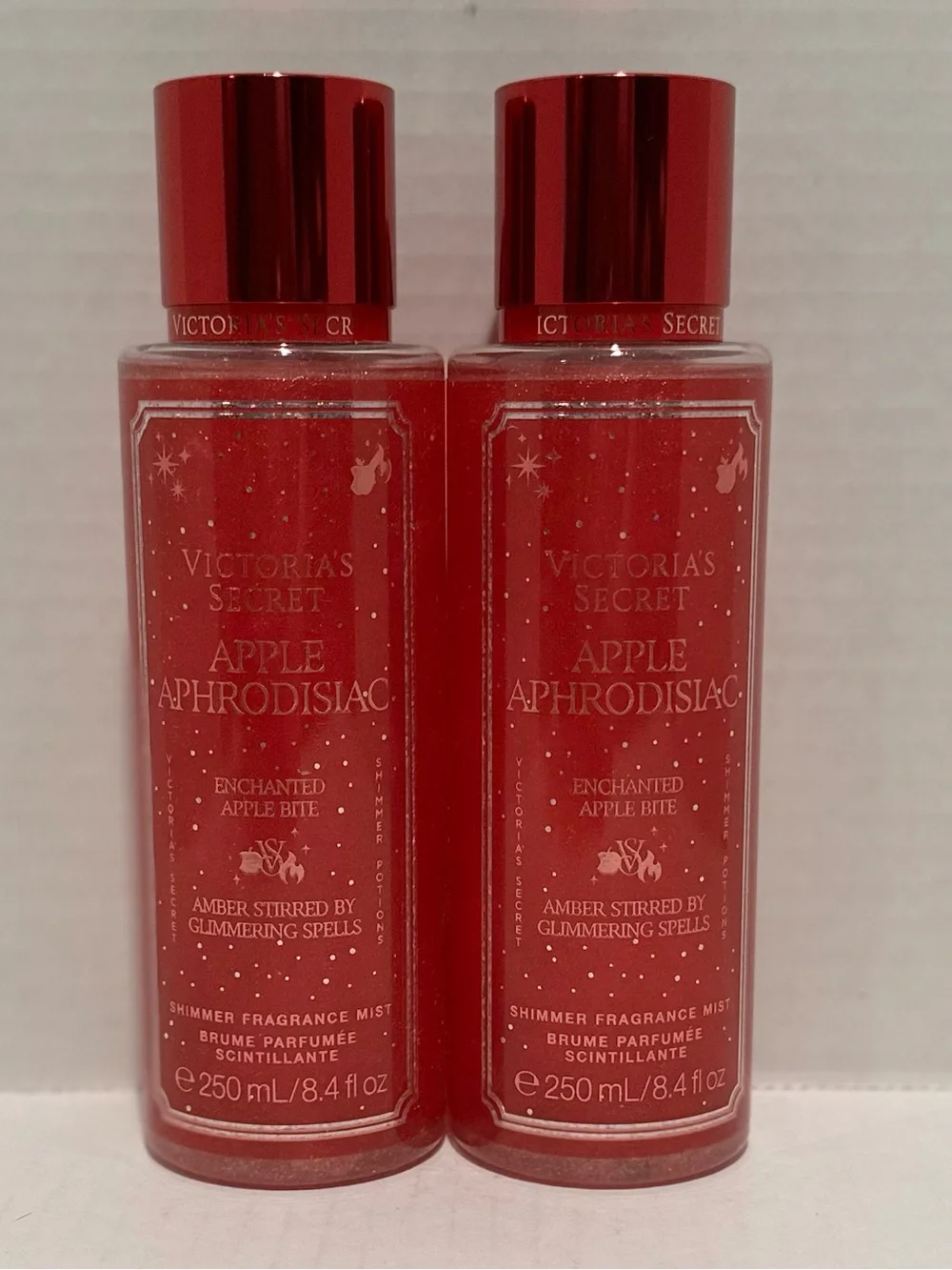 Victoria’s Secret NEW (2) Apple Aphrodisiac Shimmer Fragrance Mists